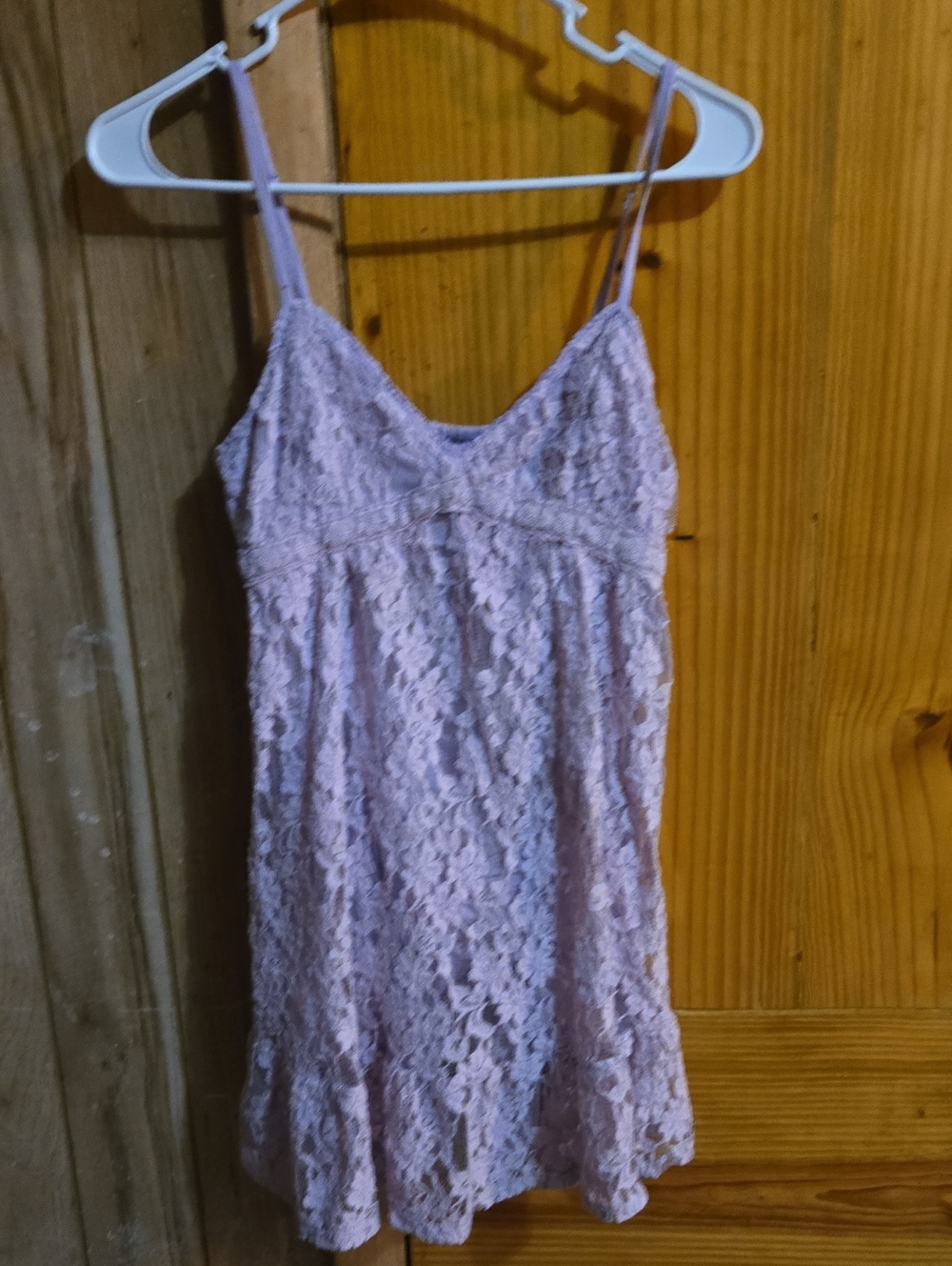 5/$25 SALE Hollister Size Small Lace Midi Dress - Light Lavender